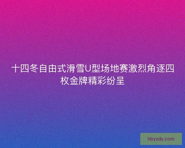 十四冬自由式滑雪U型场地赛激烈角逐四枚金牌精彩纷呈
