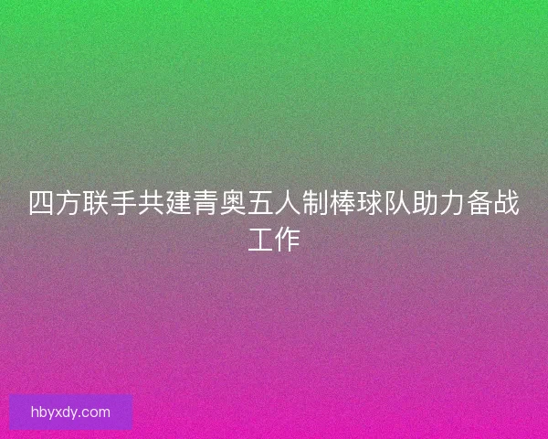 四方联手共建青奥五人制棒球队助力备战工作